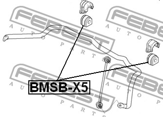  FebestBMSBX5 | для BMW X5 E53 1999-2006; 